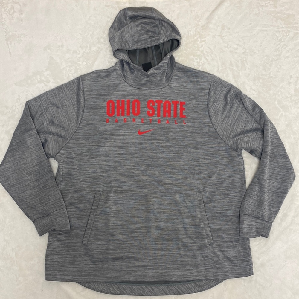Ohio State Nike gray pullover hooded sweatshirt.  Excellent condition, size xxl